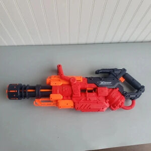 X-Shot Crusher by ZURU, Red Foam Dart Blaster,In nurf box